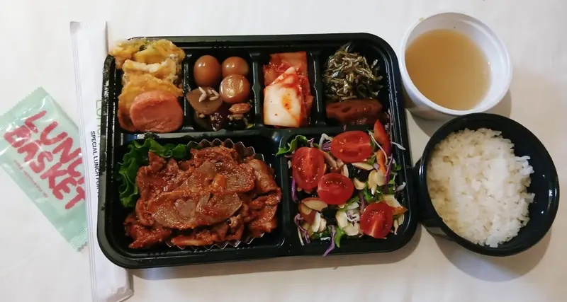 런치바스켓 단체도시락 실제 사진