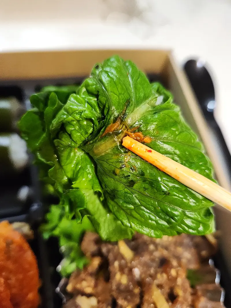 런치바스켓 단체도시락 실제 사진
