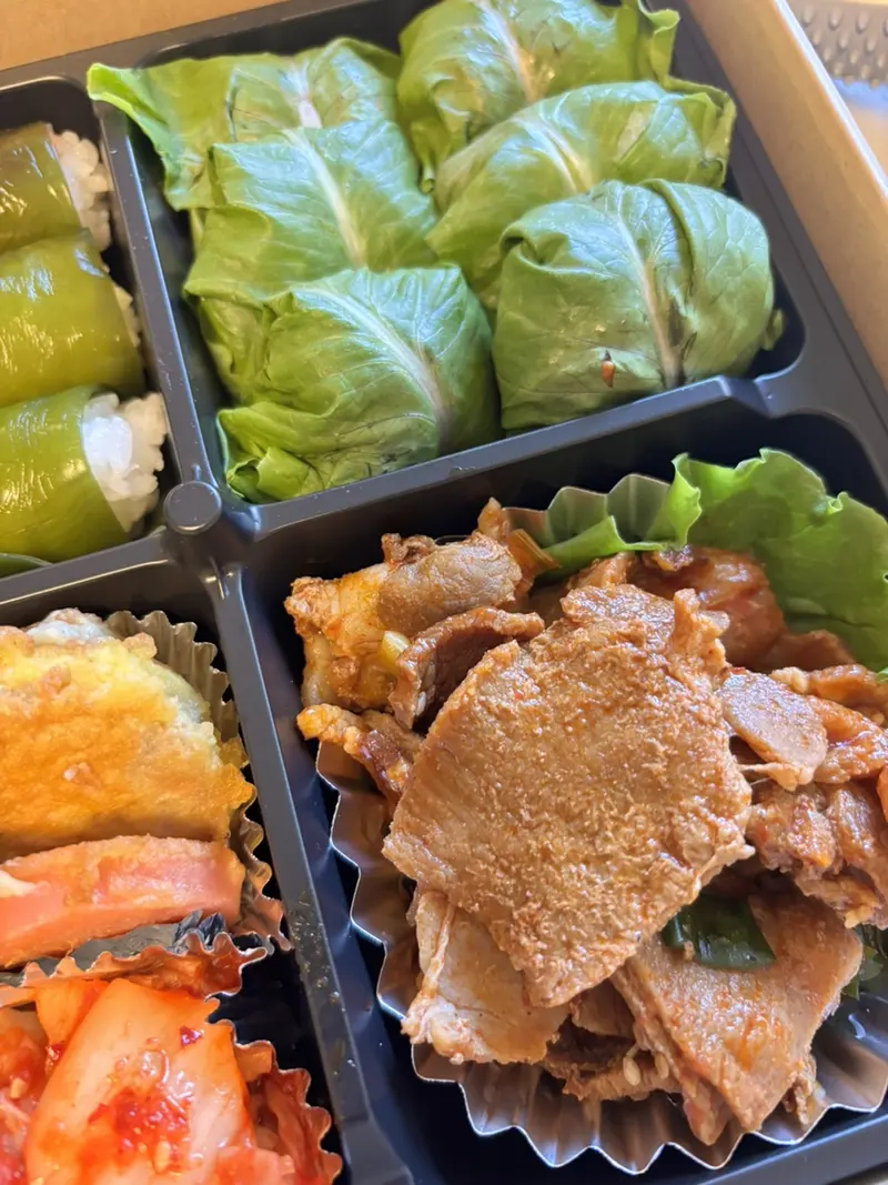 런치바스켓 단체도시락 실제 사진