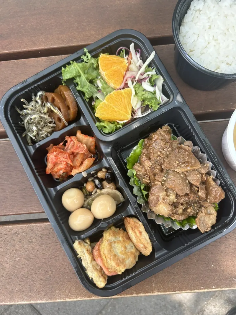 런치바스켓 단체도시락 실제 사진