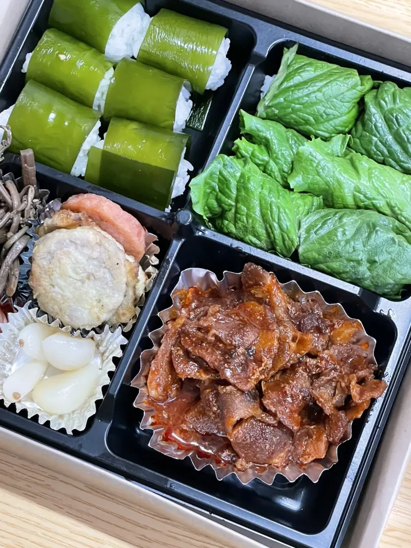 런치바스켓 단체도시락 실제 사진
