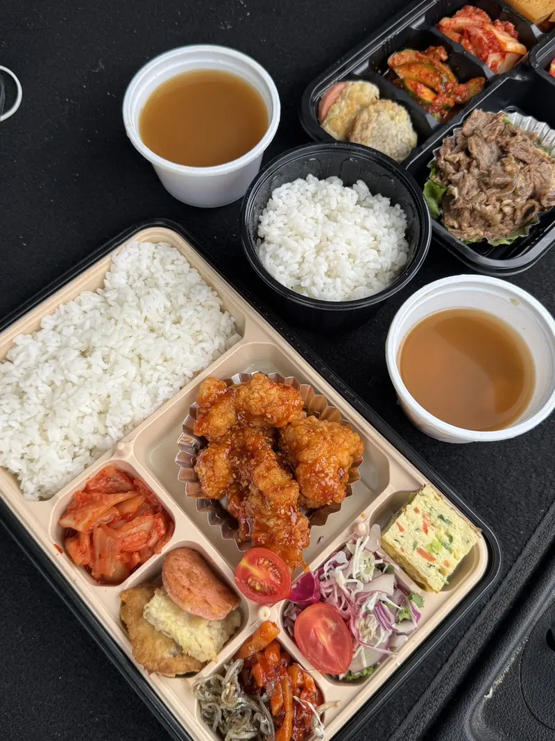 런치바스켓 단체도시락 실제 사진