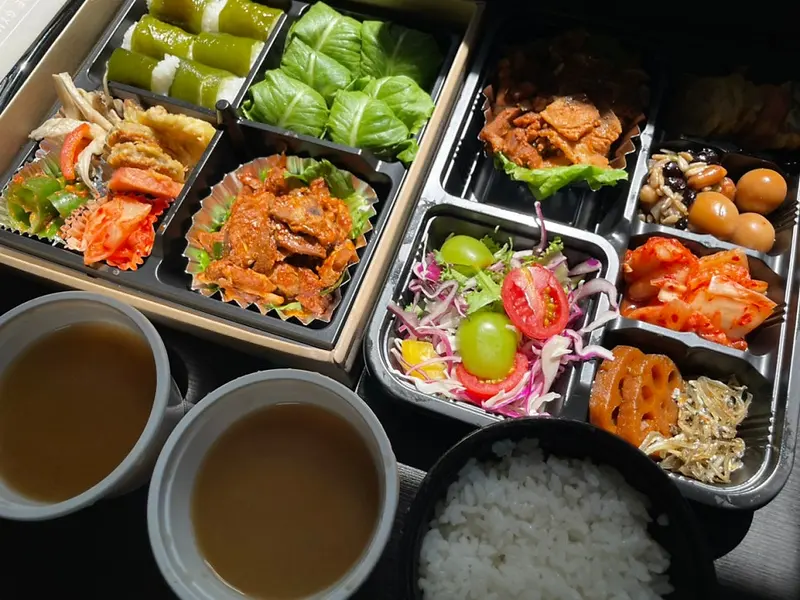 런치바스켓 단체도시락 실제 사진