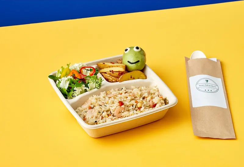 런치바스켓 단체도시락 실제 사진
