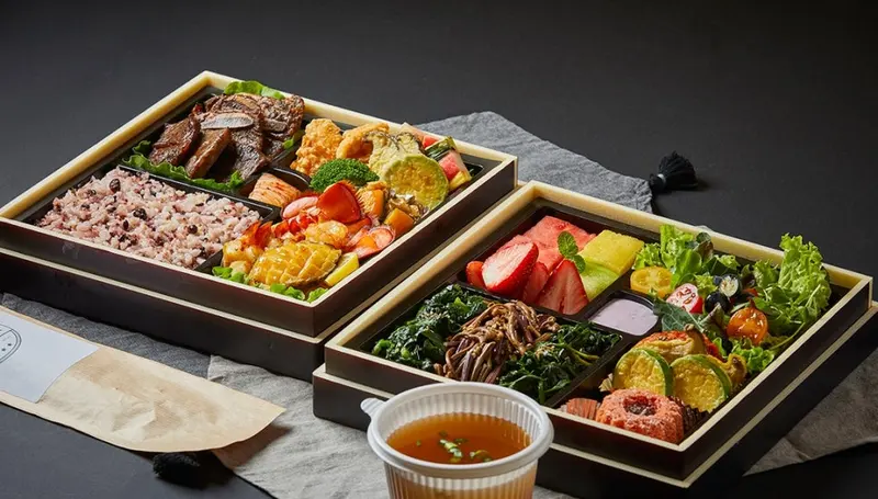 런치바스켓 단체도시락 실제 사진