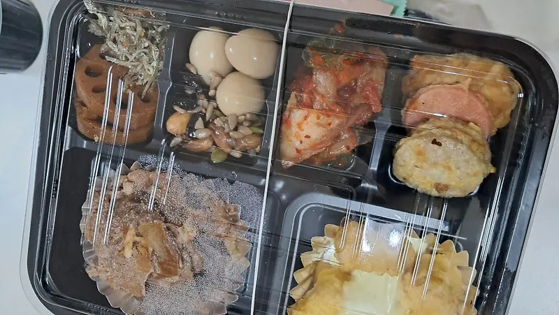 런치바스켓 단체도시락 실제 사진