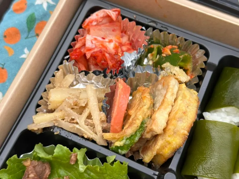 런치바스켓 단체도시락 실제 사진