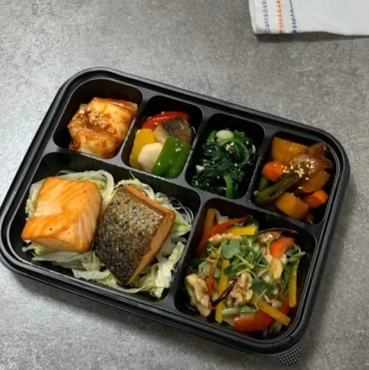 런치바스켓 단체도시락 실제 사진