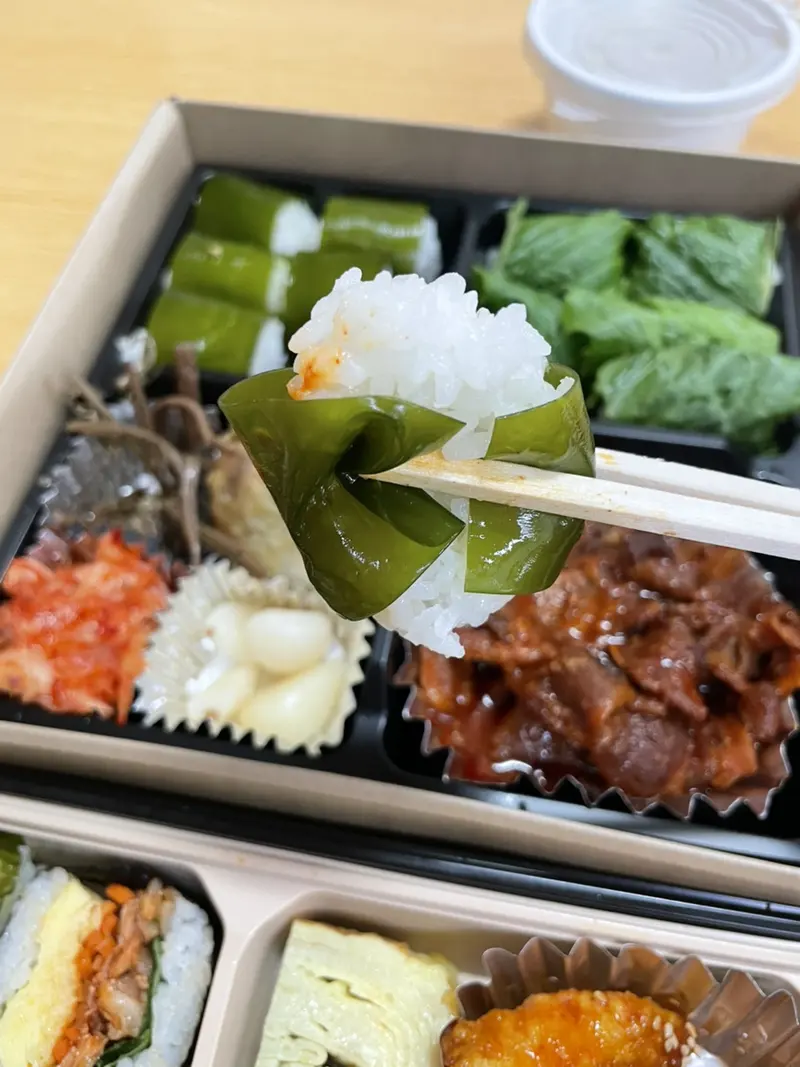 런치바스켓 단체도시락 실제 사진