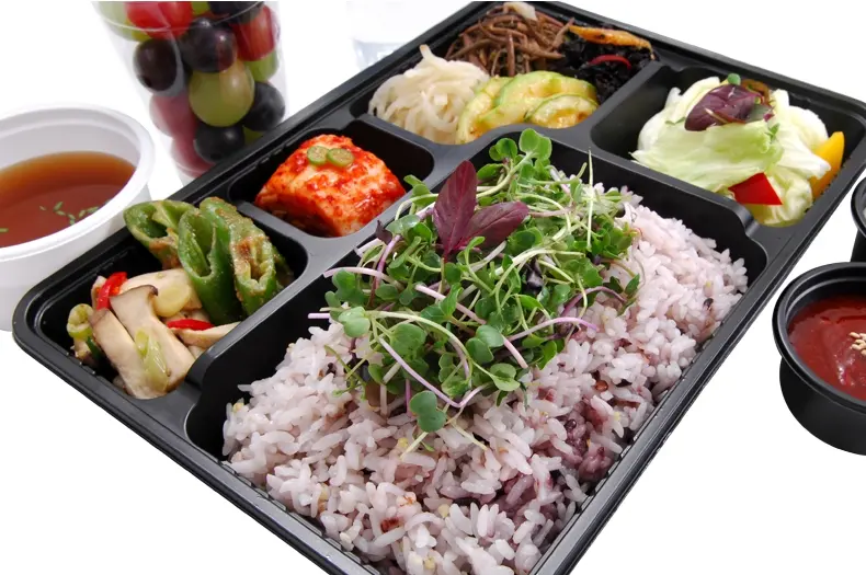 런치바스켓 단체도시락 실제 사진