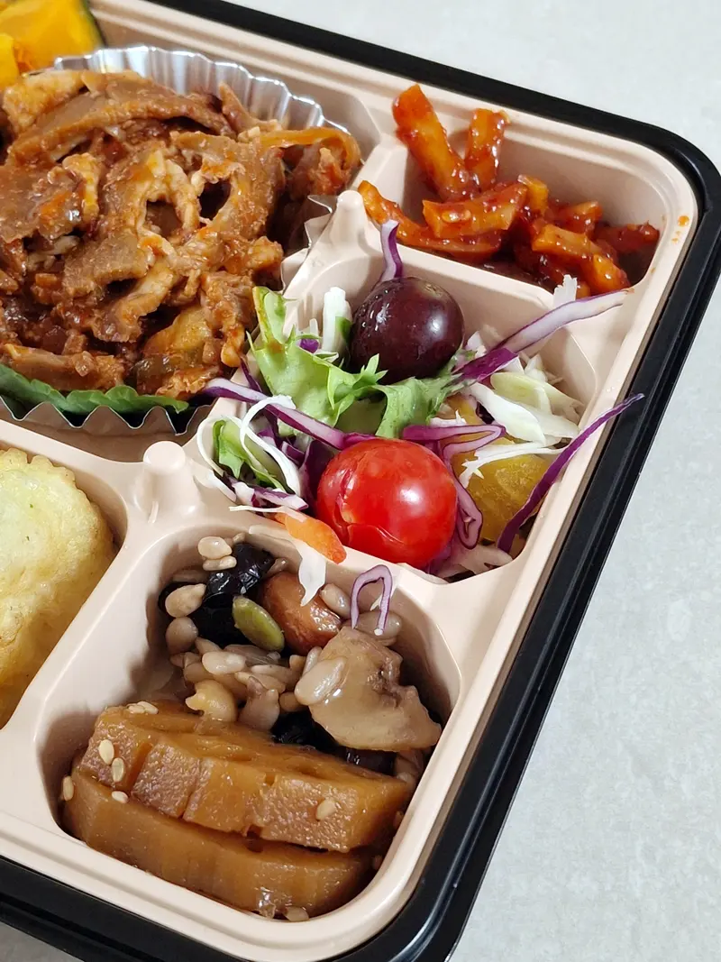 런치바스켓 단체도시락 실제 사진