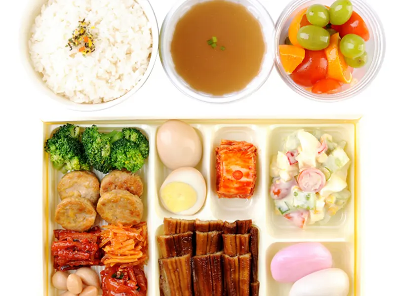 런치바스켓 단체도시락 실제 사진