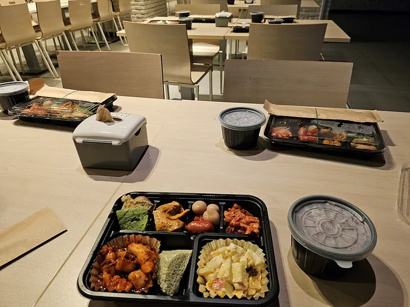 런치바스켓 단체도시락 실제 사진