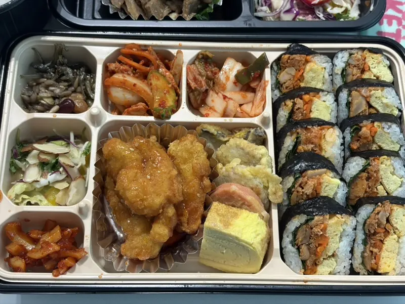 런치바스켓 단체도시락 실제 사진