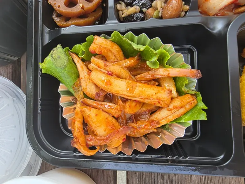 런치바스켓 단체도시락 실제 사진