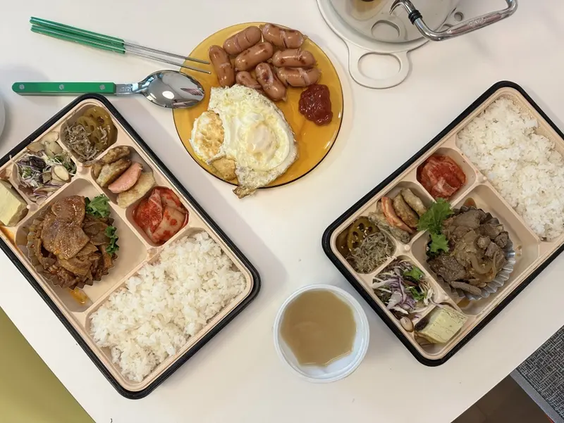 런치바스켓 단체도시락 실제 사진