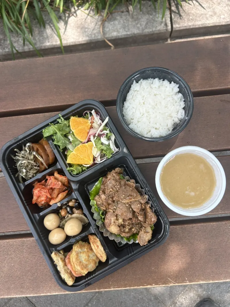 런치바스켓 단체도시락 실제 사진