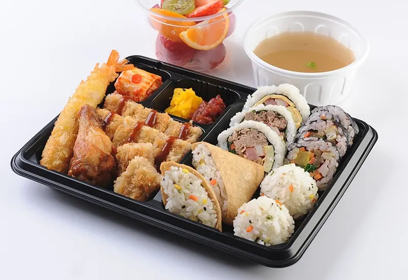 런치바스켓 단체도시락 실제 사진