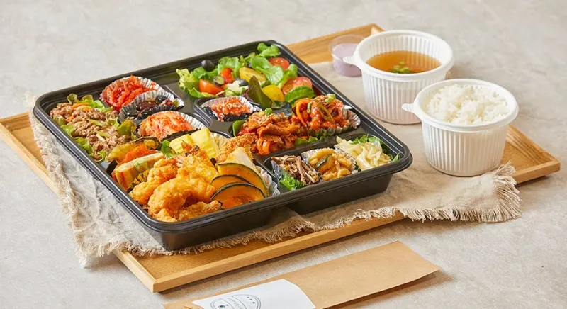 런치바스켓 단체도시락 실제 사진