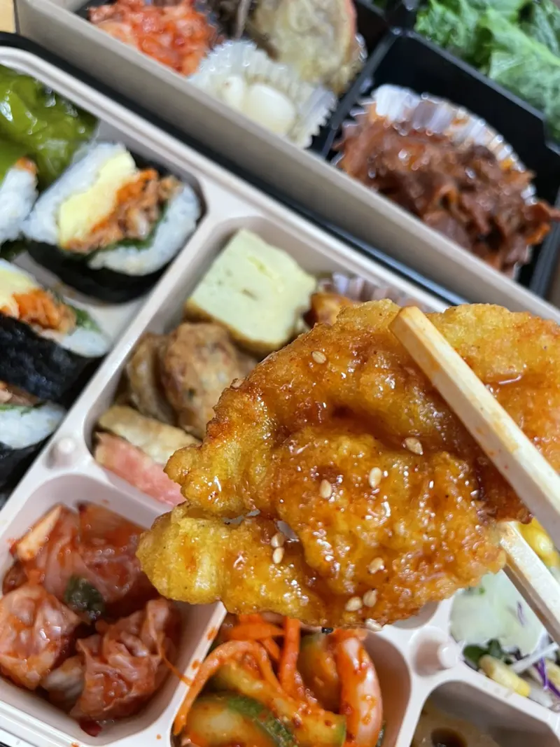 런치바스켓 단체도시락 실제 사진
