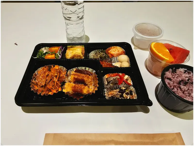 런치바스켓 단체도시락 실제 사진