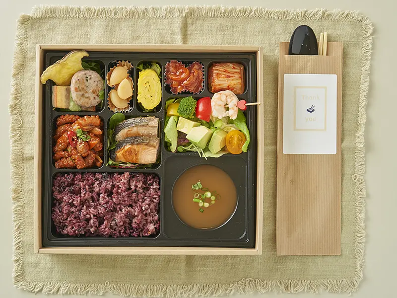 런치바스켓 단체도시락 실제 사진
