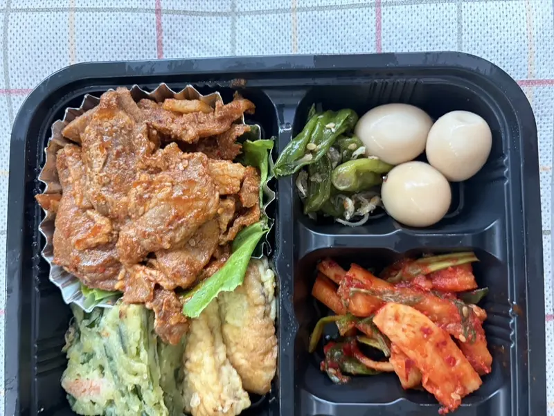 런치바스켓 단체도시락 실제 사진