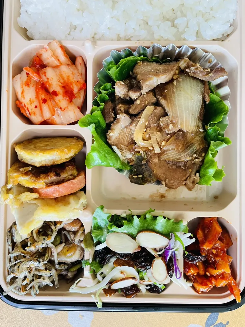 런치바스켓 단체도시락 실제 사진