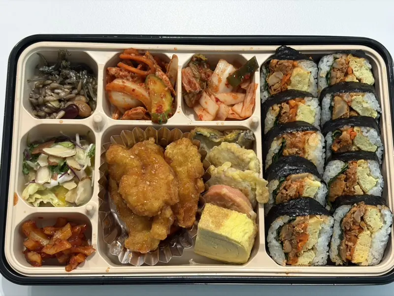 런치바스켓 단체도시락 실제 사진