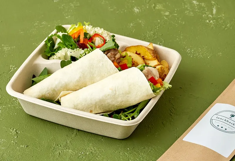 런치바스켓 단체도시락 실제 사진