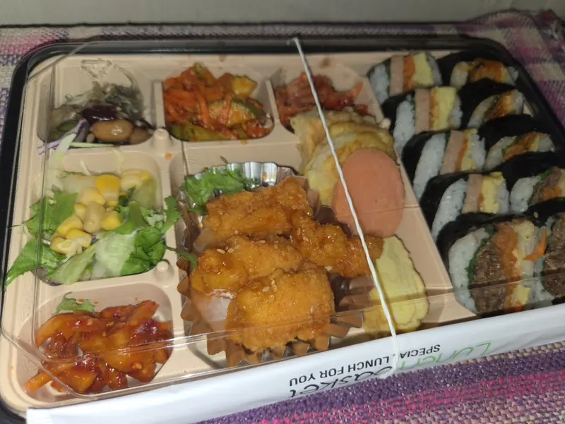 런치바스켓 단체도시락 실제 사진