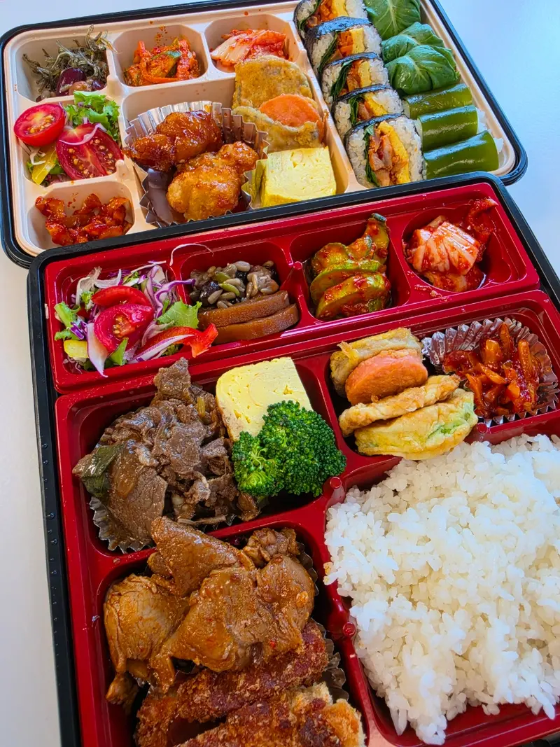 런치바스켓 단체도시락 실제 사진