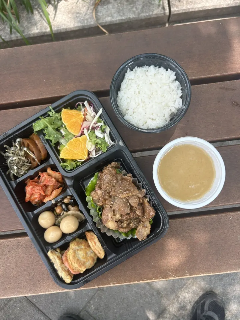 런치바스켓 단체도시락 실제 사진