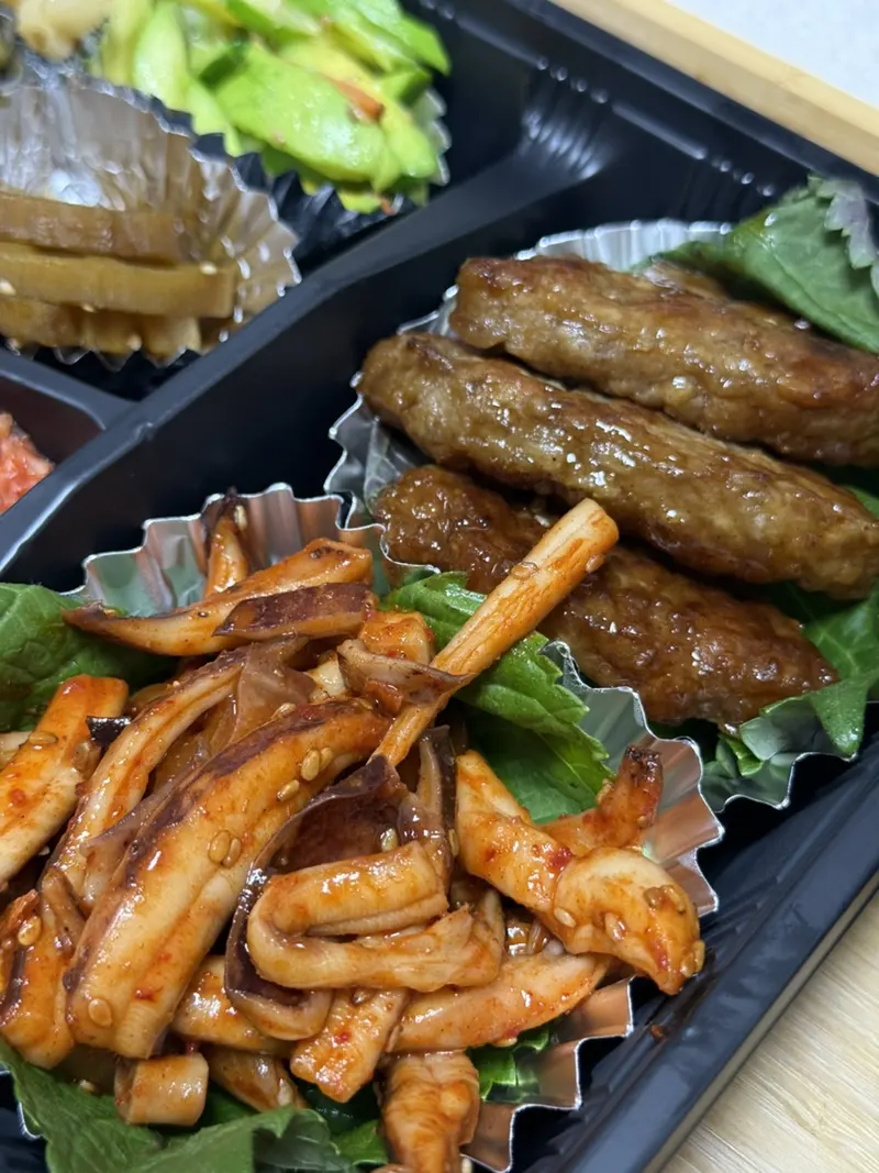 런치바스켓 단체도시락 실제 사진