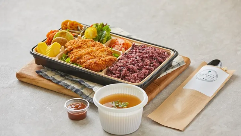 런치바스켓 단체도시락 실제 사진