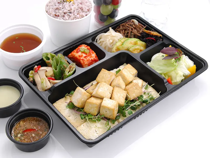 런치바스켓 단체도시락 실제 사진