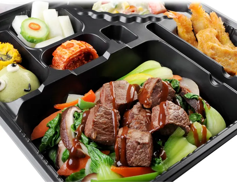 런치바스켓 단체도시락 실제 사진