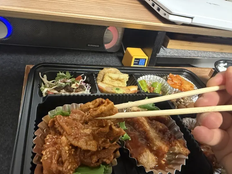 런치바스켓 단체도시락 실제 사진