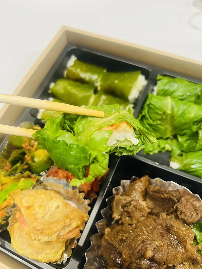 런치바스켓 단체도시락 실제 사진