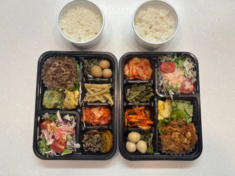 런치바스켓 단체도시락 실제 사진