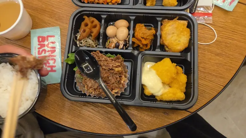 런치바스켓 단체도시락 실제 사진