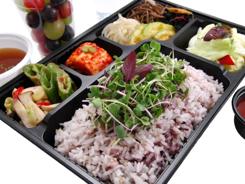 런치바스켓 단체도시락 실제 사진