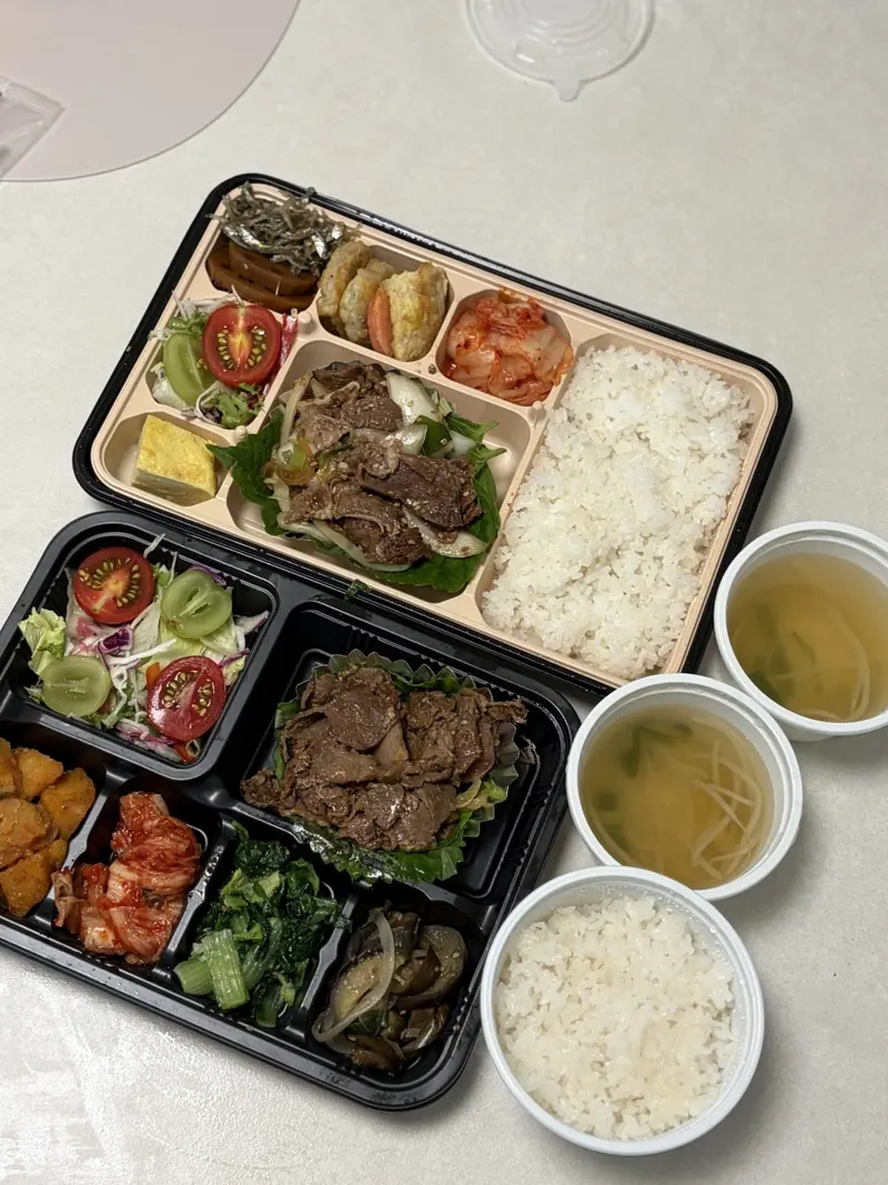 런치바스켓 단체도시락 실제 사진