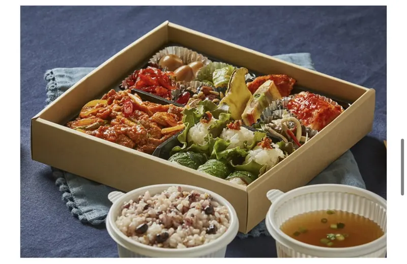 런치바스켓 단체도시락 실제 사진