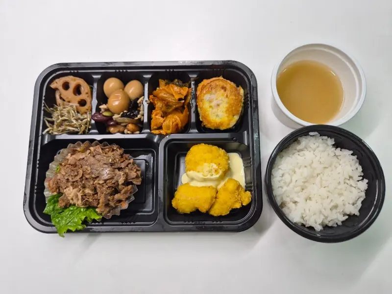 런치바스켓 단체도시락 실제 사진
