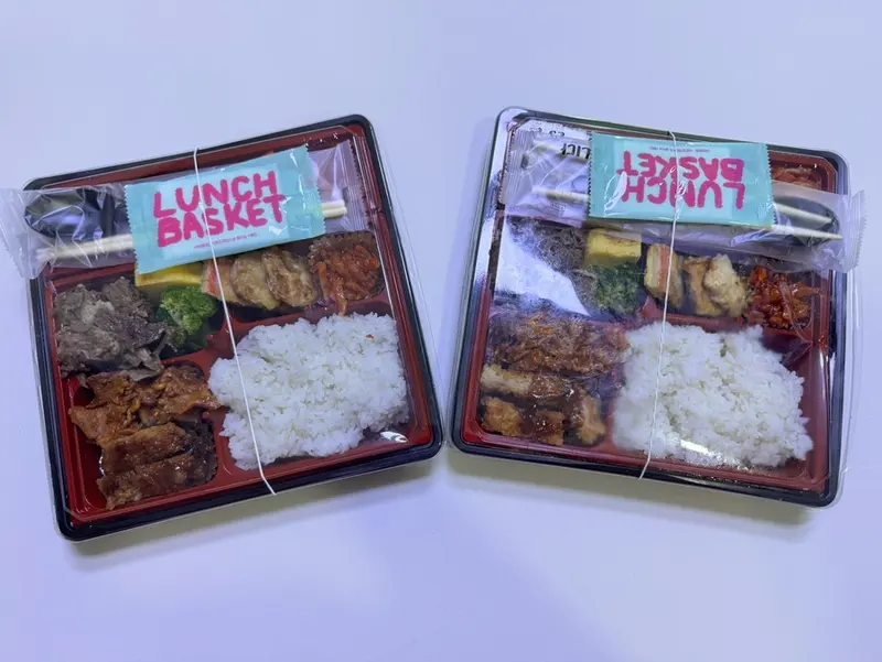 런치바스켓 단체도시락 실제 사진