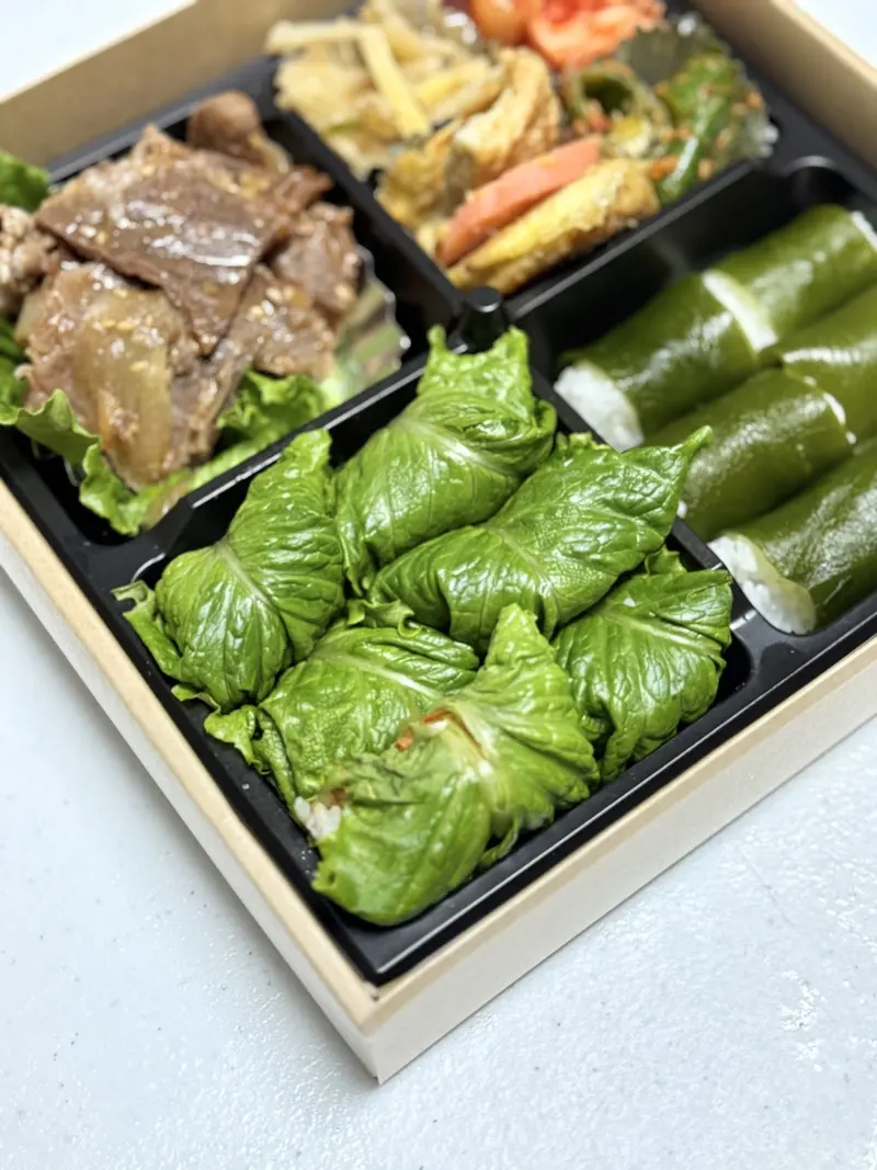 런치바스켓 단체도시락 실제 사진