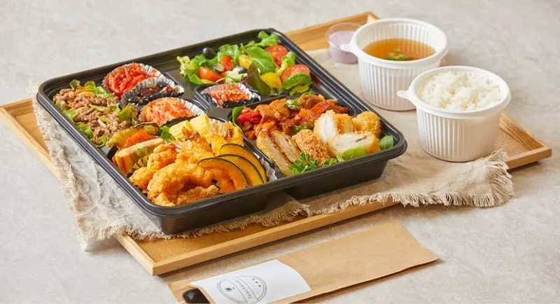 런치바스켓 단체도시락 실제 사진