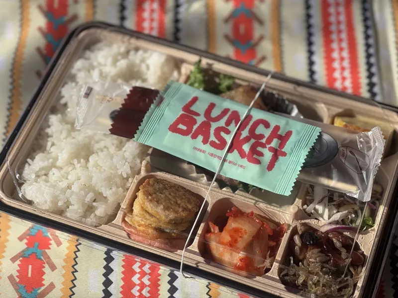 런치바스켓 단체도시락 실제 사진