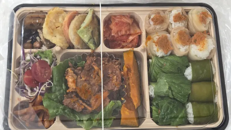 런치바스켓 단체도시락 실제 사진